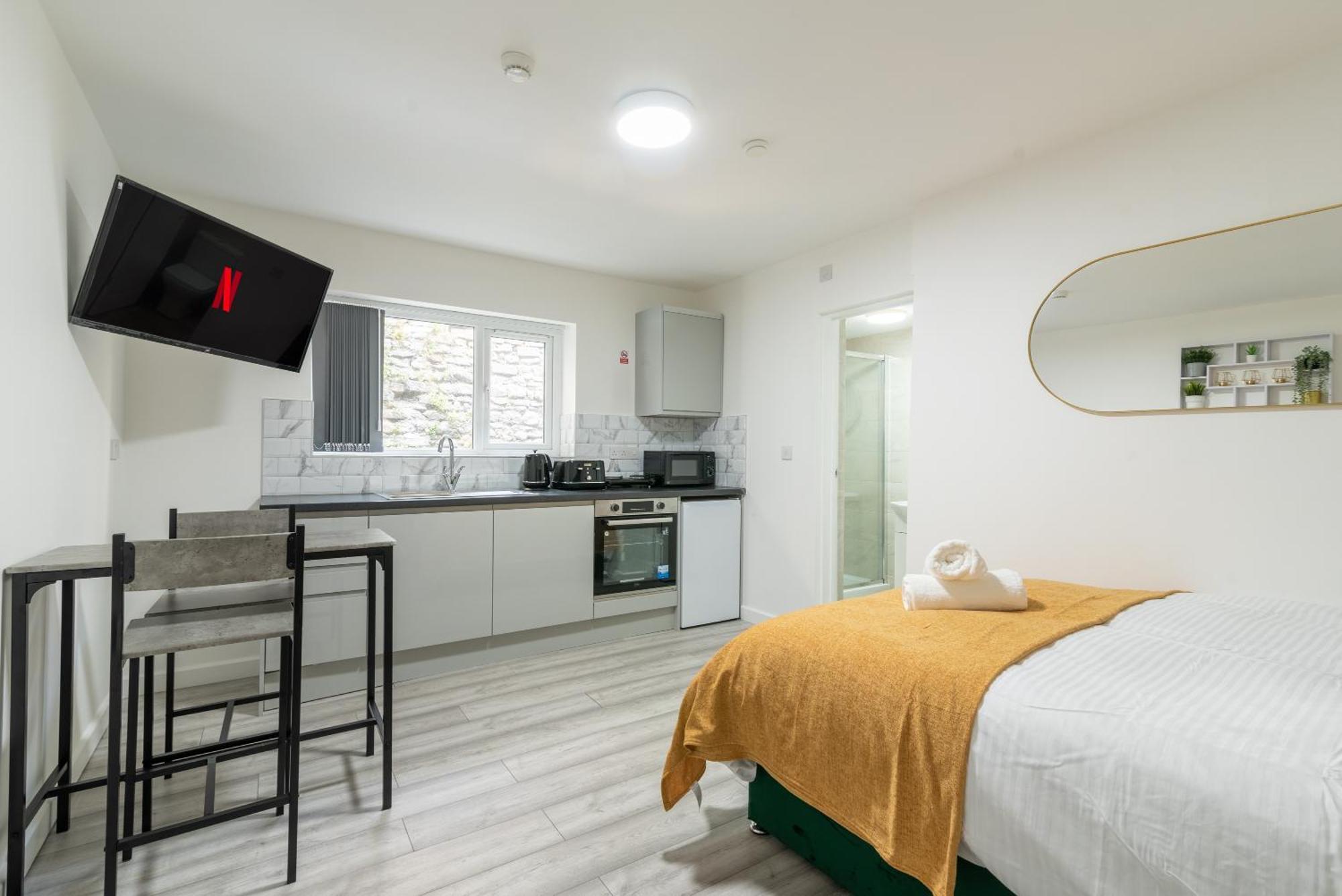 Cosy Cardiff Apartments - Garden Lounge Exteriör bild